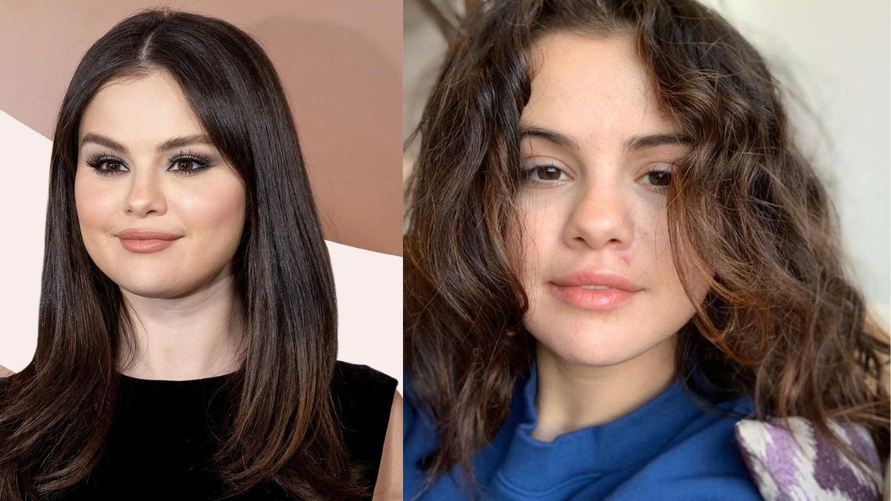 Selena Gomez Makeup-Free